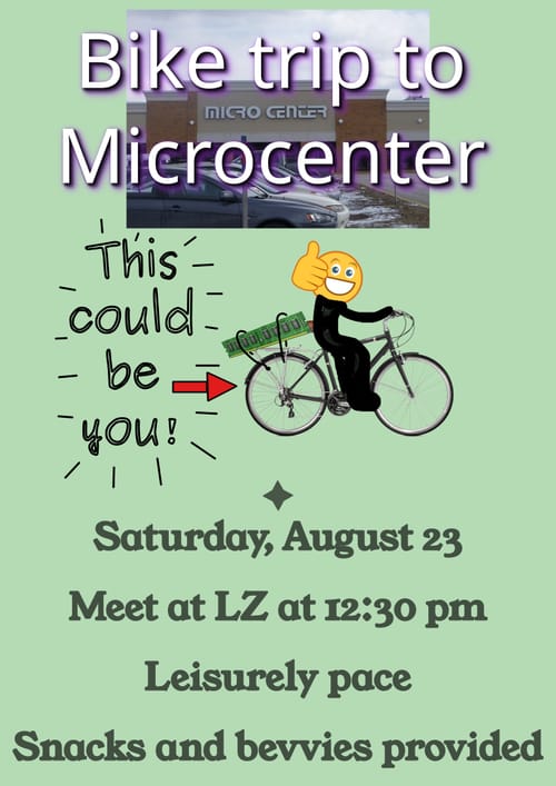 Bike to Microcenter!